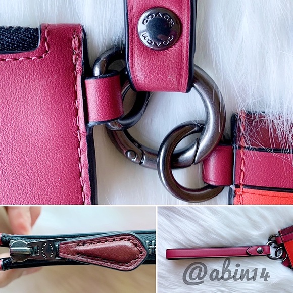 NWT Coach SLG Trio in Colorblock Leather - Picture 8 of 9